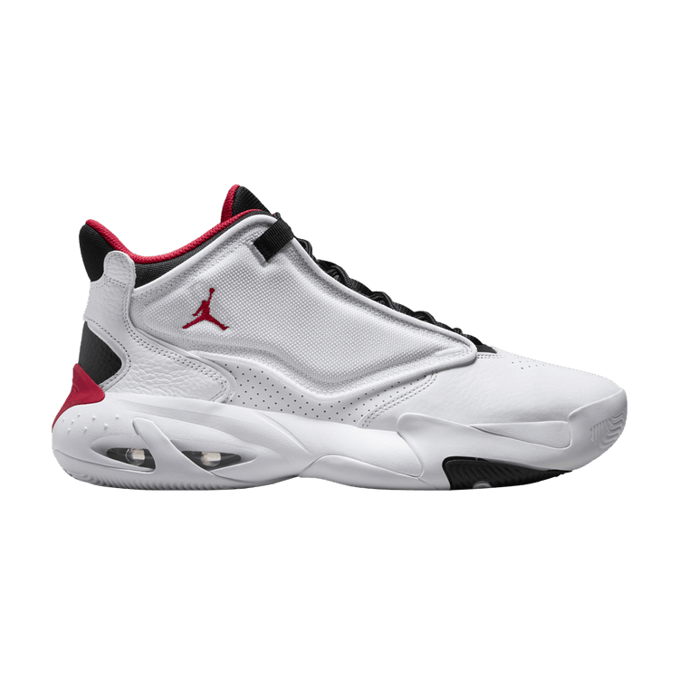 Jordan Max Aura 4 White Black University Red