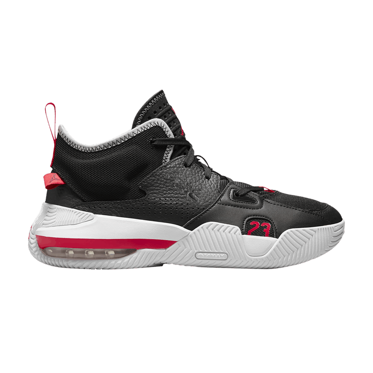 Jordan Stay Loyal 2 Black University Red Wolf Grey White