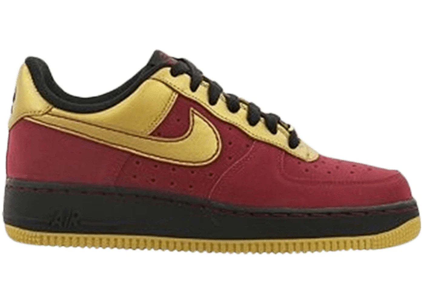 Nike Air Force 1 Low '07 Team Red Metallic Gold (Women's)