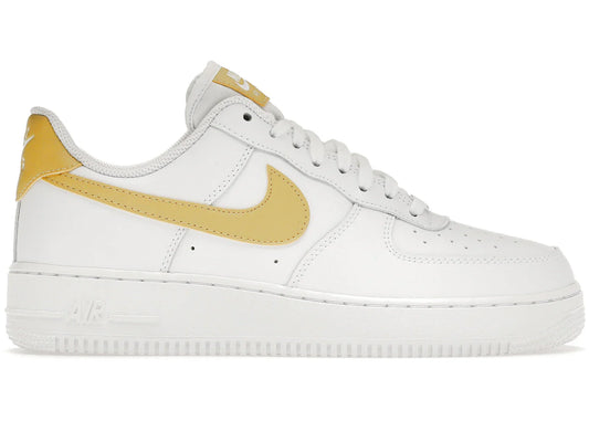 Nike Air Force 1 '07 White Saturn Gold White White (Women's)