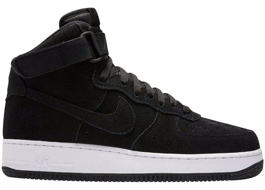 Nike Air Force 1 High '07 Triple Black Suede White