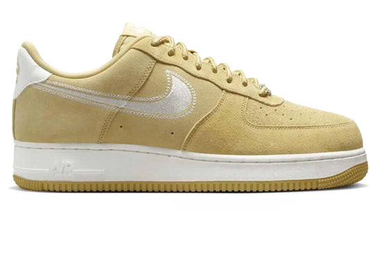 Nike Air Force 1 Low '07 LV8 Buff Gold Sail Embroidered Swoosh