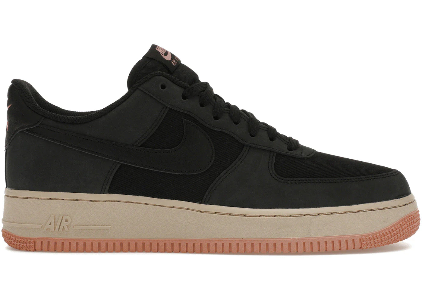 Nike Air Force 1 Low '07 LX Black Red Stardust