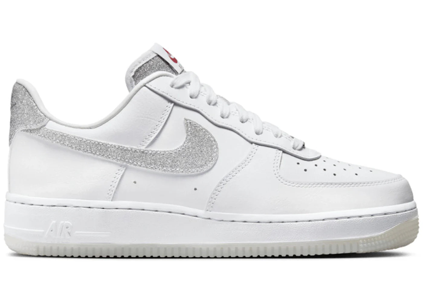 Nike Air Force 1 Low '07 LX Glitter Swoosh White (Women's)