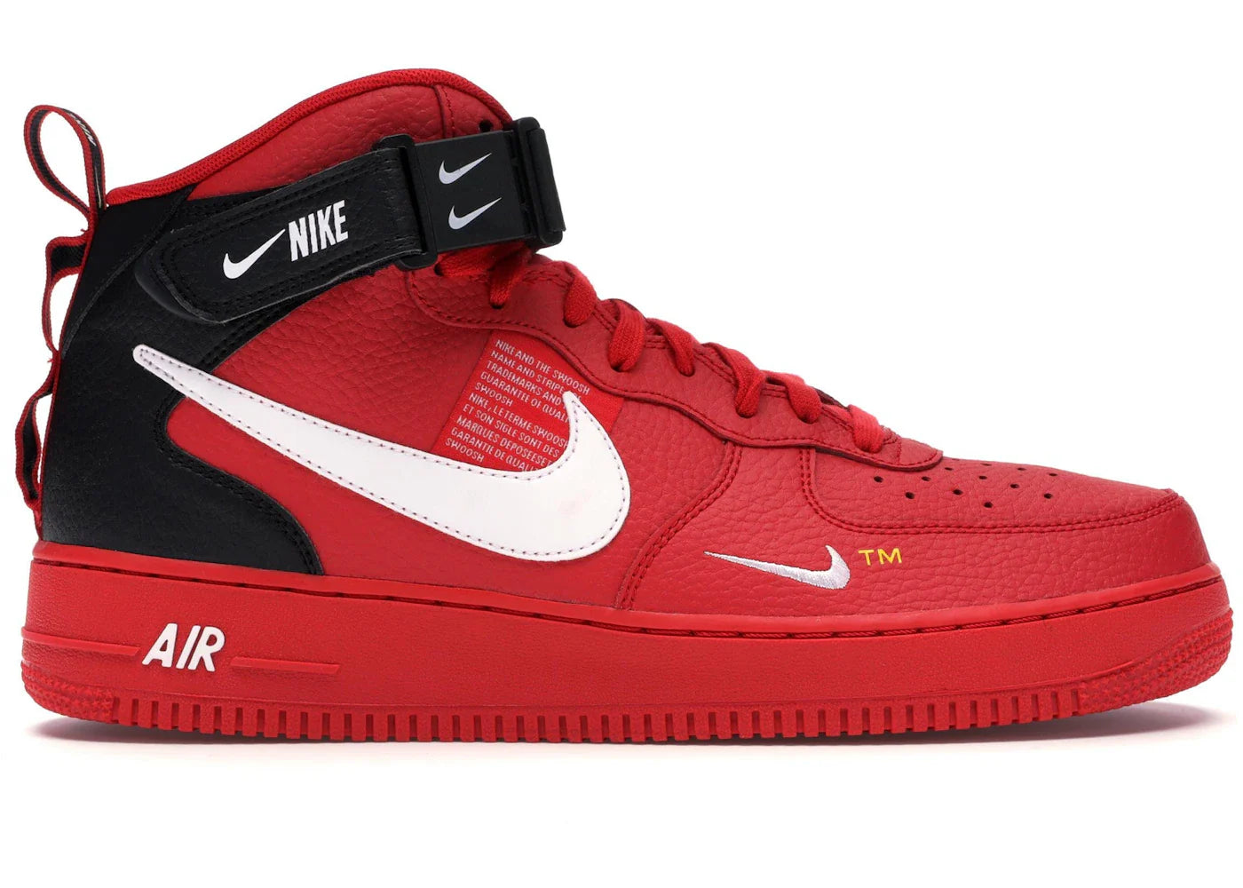 Nike Air Force 1 Mid Utility University Red
