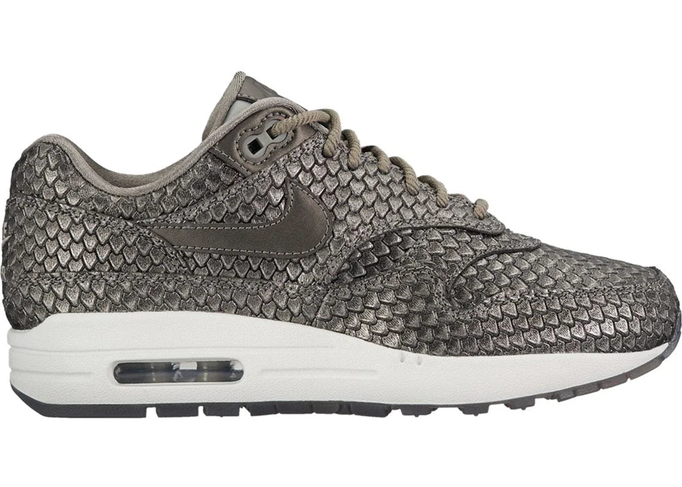 Nike Air Max 1 Reptile Metallic Pewter (Women's)