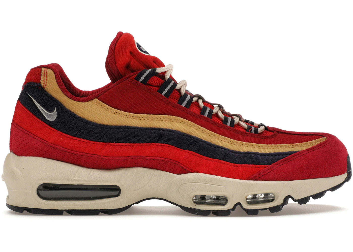 Nike Air Max 95 Red Crush Wheat Gold