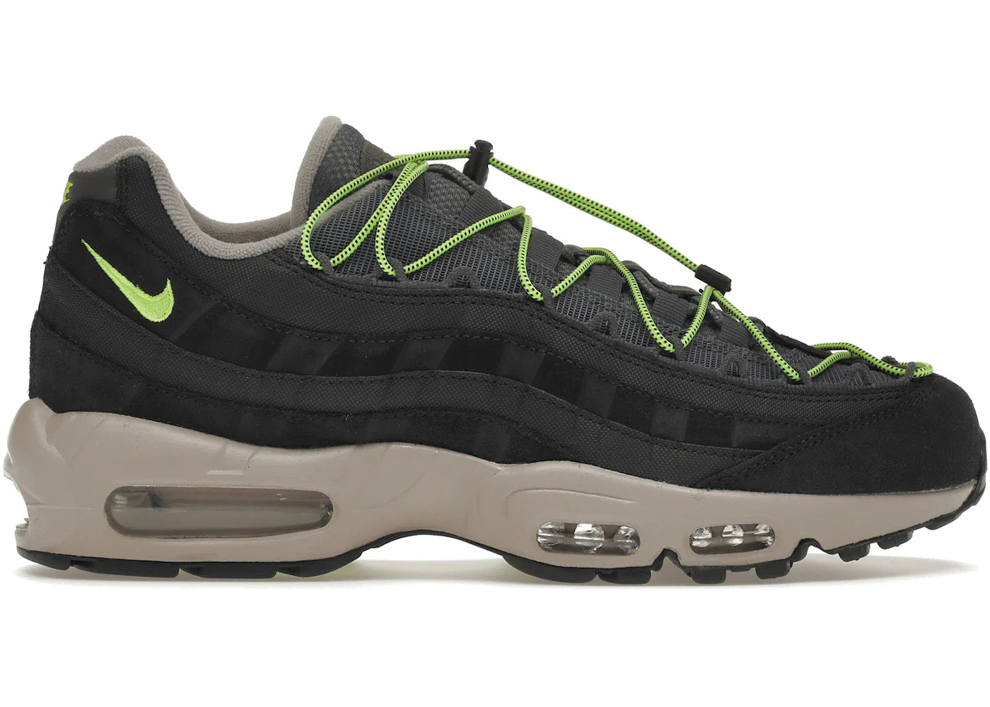 Nike Air Max 95 Speed Lacing Off Noir Volt