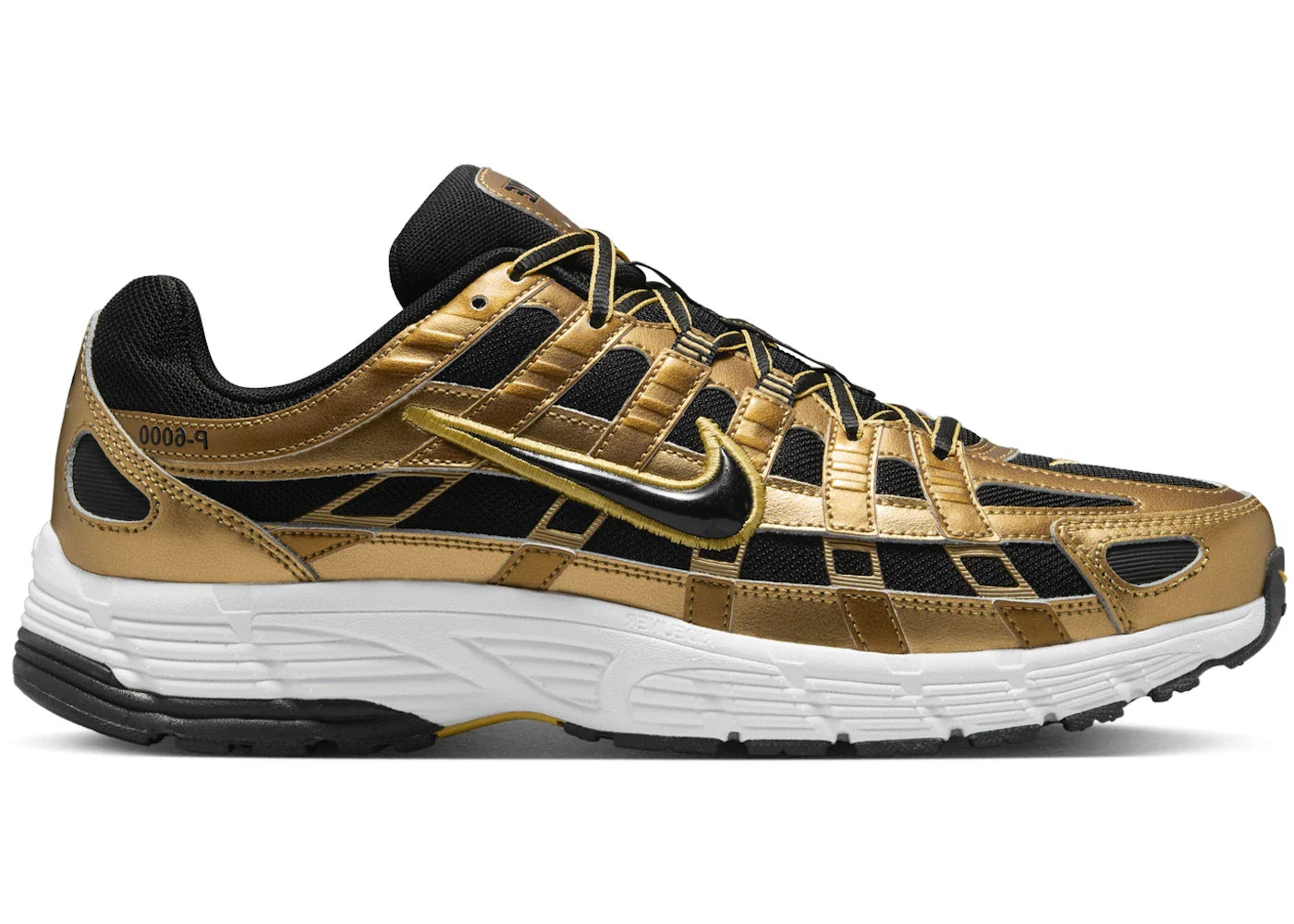 Nike P-6000 Metallic Gold Infinite Gold White Black
