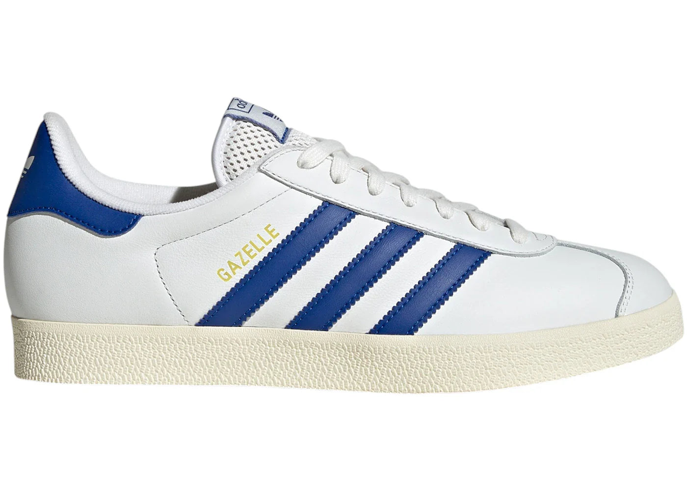 adidas Gazelle Core White Royal Blue Cream White