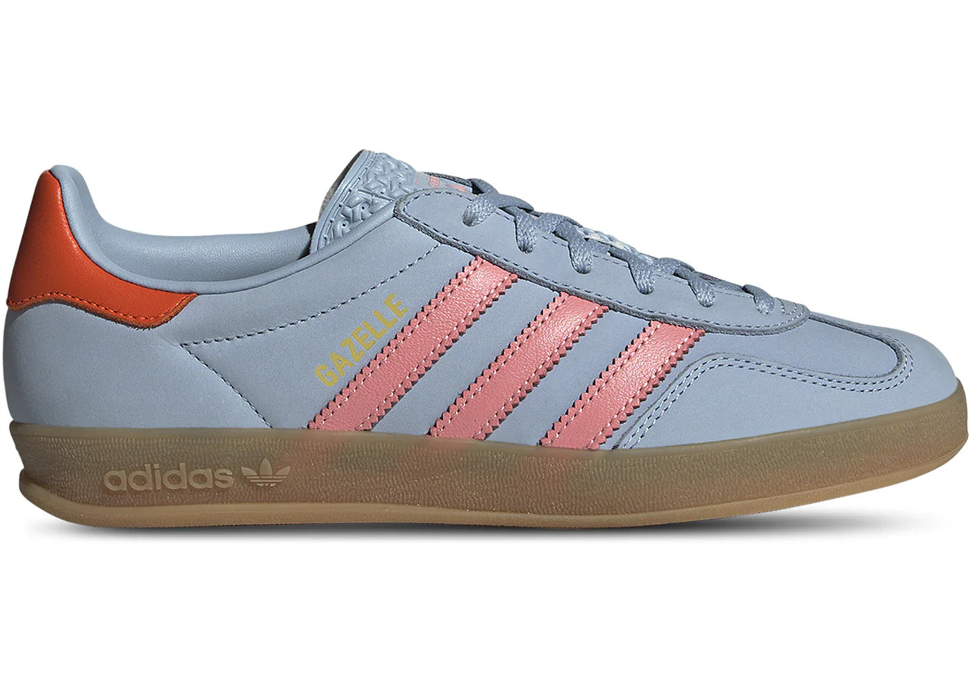 adidas Gazelle Indoor Wonder Blue Solar Orange Gum