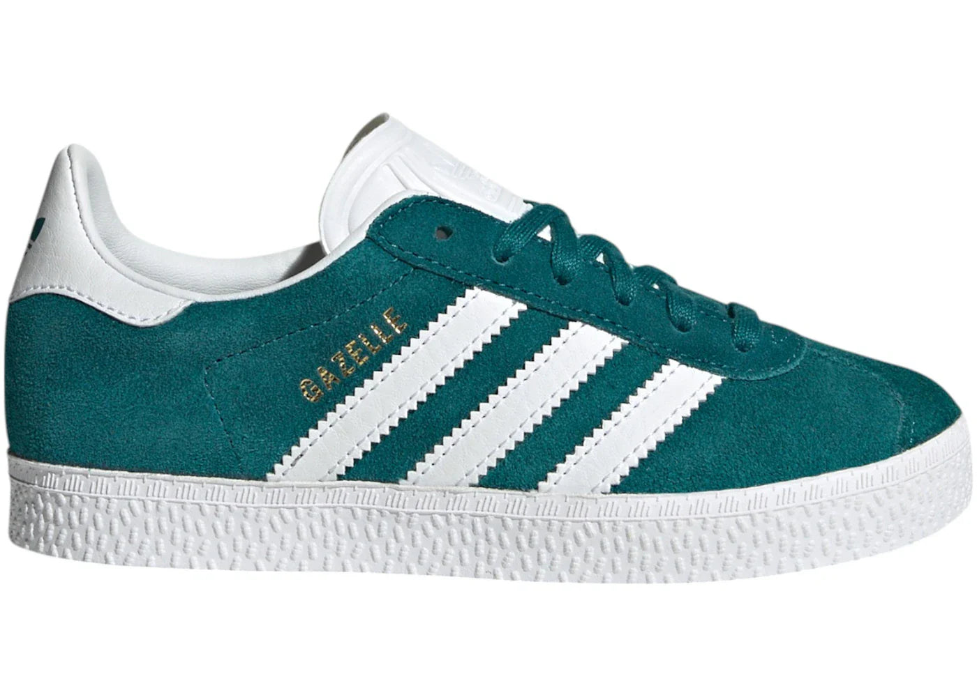 adidas Gazelle Legacy Teal Cloud White Gold Metallic (PS)