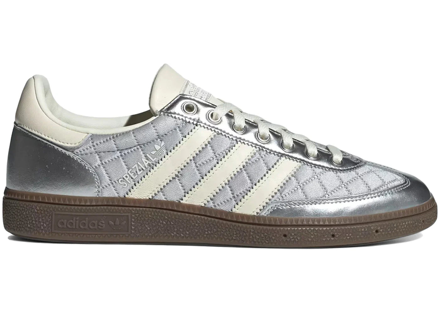 adidas Handball Spezial Silver Metallic Cream White Gum (Women's)