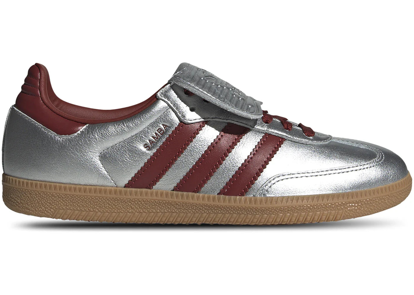 adidas Samba LT Silver Metallic Ruby Gum (Women's)