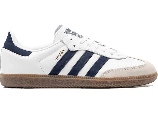 adidas Samba OG Cloud White Collegiate Navy