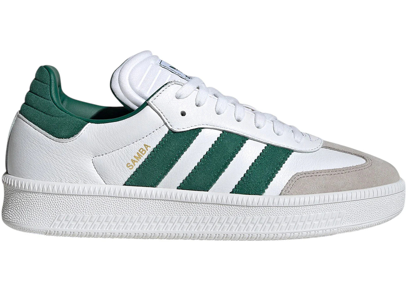 adidas Samba XLG Cloud White Collegiate Green Clear Granite