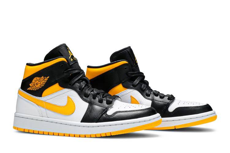 Jordan 1 Mid Laser Orange Black (Women's)