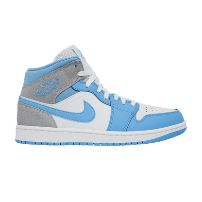 Jordan 1 Mid University Blue Grey