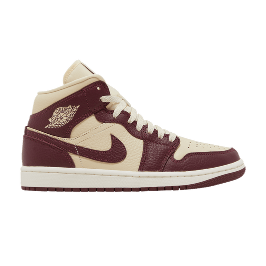 Jordan 1 Mid SE Split Beach Cherrywood Red (Women's)