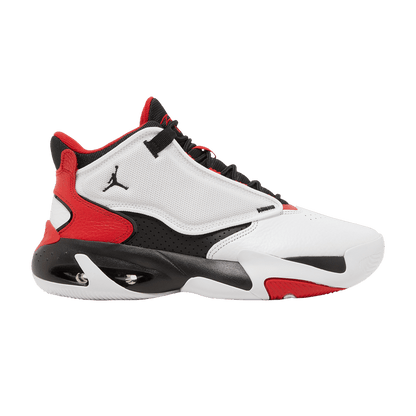 Jordan Max Aura 4 White Black University Red