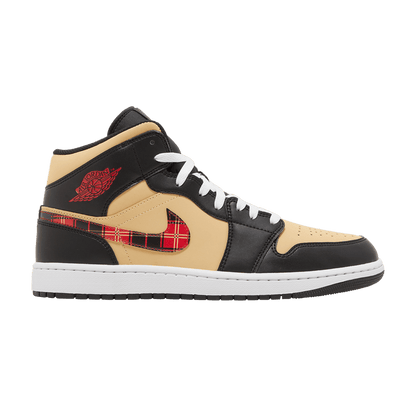 Air Jordan 1 Mid Tartan Swoosh