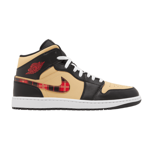 Air Jordan 1 Mid Tartan Swoosh