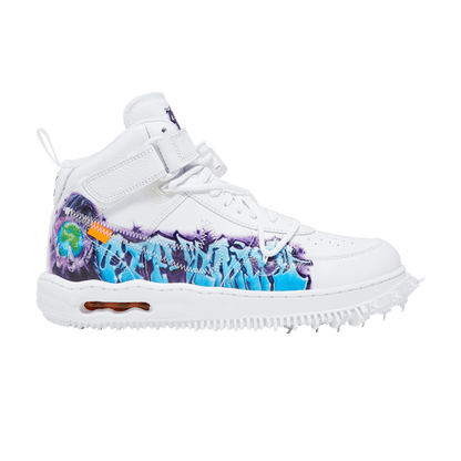 Nike Air Force 1 Mid Off-White Graffiti White