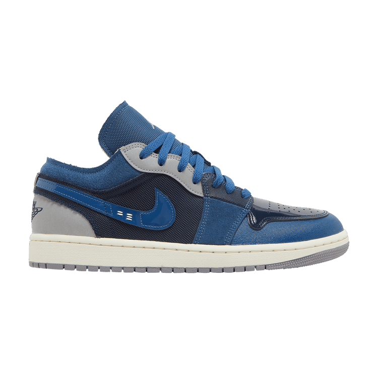 Jordan 1 Low SE Craft Obsidian French Blue Ashen Slate White