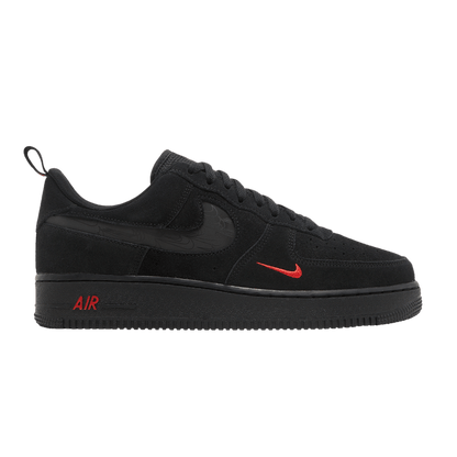 Nike Air Force 1 Low Multi-Swoosh Black Crimson