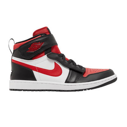 Jordan 1 High FlyEase Black White Fire Red