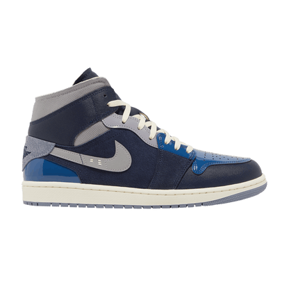 Jordan 1 Mid SE Craft Obsidian French Blue Ashen Slate White