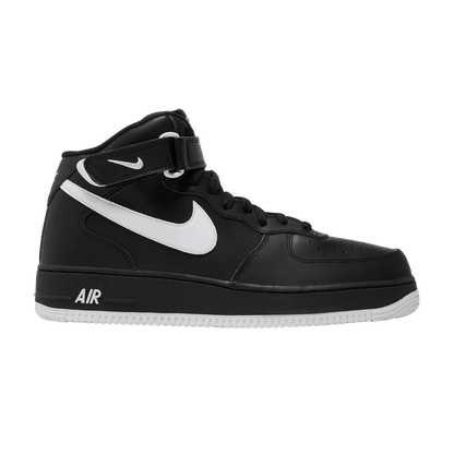 Nike Air Force 1 Mid '07 Black White Sole