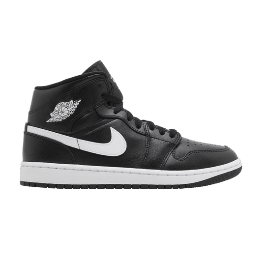 Jordan 1 Mid Black White (Women's)