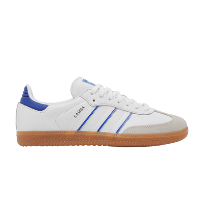 adidas Samba Leather Cloud White Lucid Blue