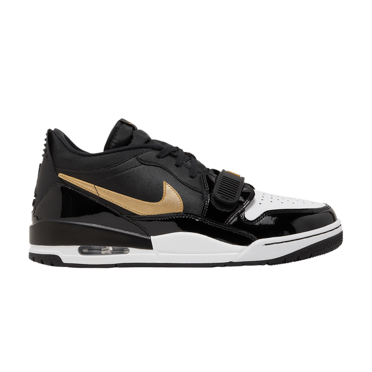 Jordan Legacy 312 Low Black Metallic Gold