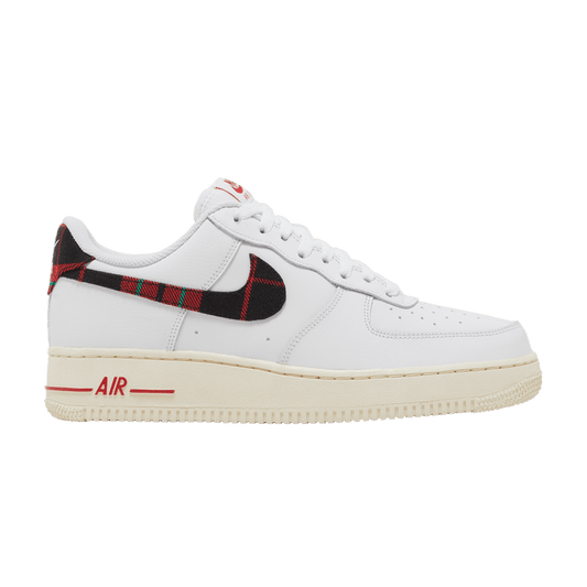 Nike Air Force 1 Low '07 LV8 Tartan Plaid White University Red