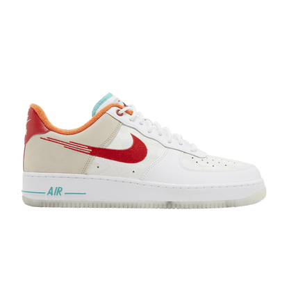 Nike Air Force 1 Low '07 PRM Just Do It White Red Teal