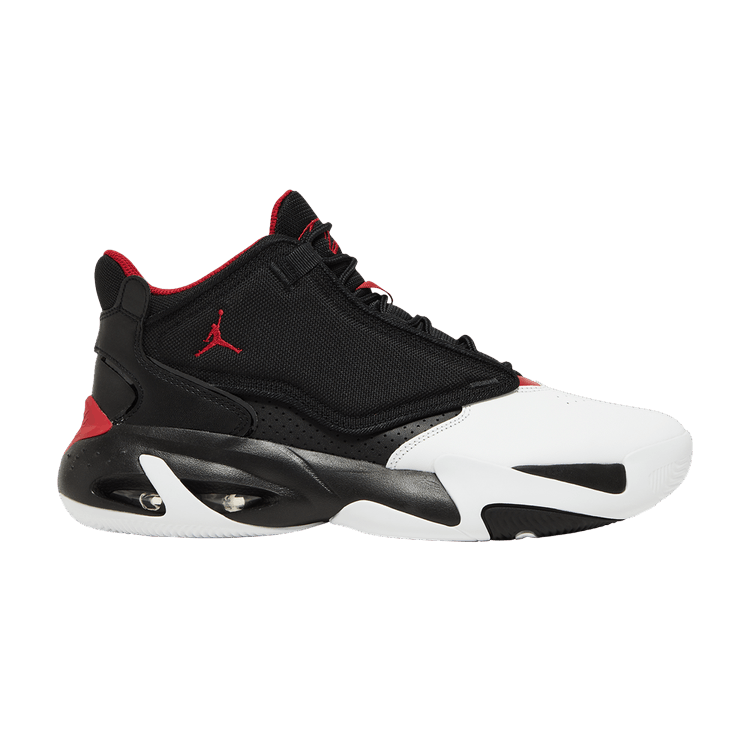 Jordan Max Aura 4 Black Gym Red White
