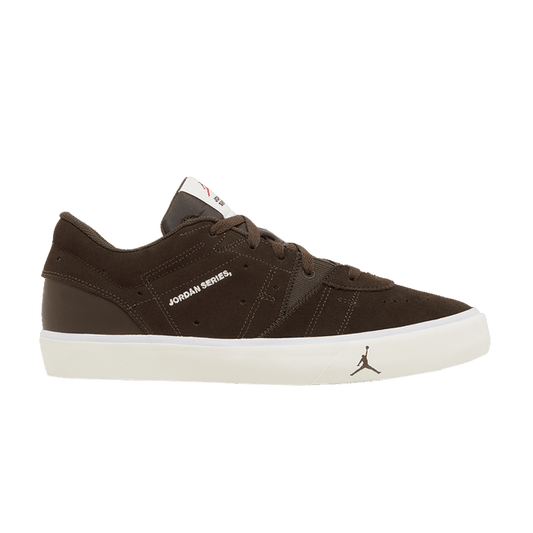 Jordan Series ES Dark Chocolate University Red White Sail