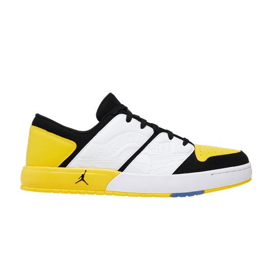 Jordan Nu Retro 1 Low Black Tour Yellow White