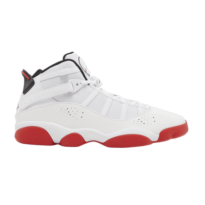 Jordan 6 Rings White University Red Black