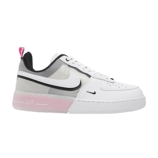 Nike Air Force 1 Low React White Black Pink Spell