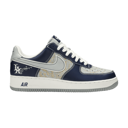 Nike Air Force 1 Mr Cartoon Blue Tattoo (Spiderweb)