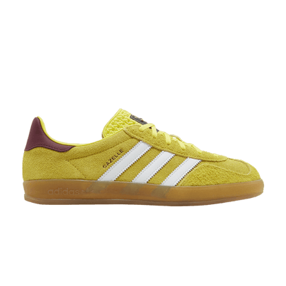 adidas Gazelle Indoor Bright Yellow Collegiate Burgundy (Women's)