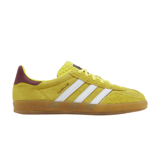 adidas Gazelle Indoor Bright Yellow Collegiate Burgundy (Women's)