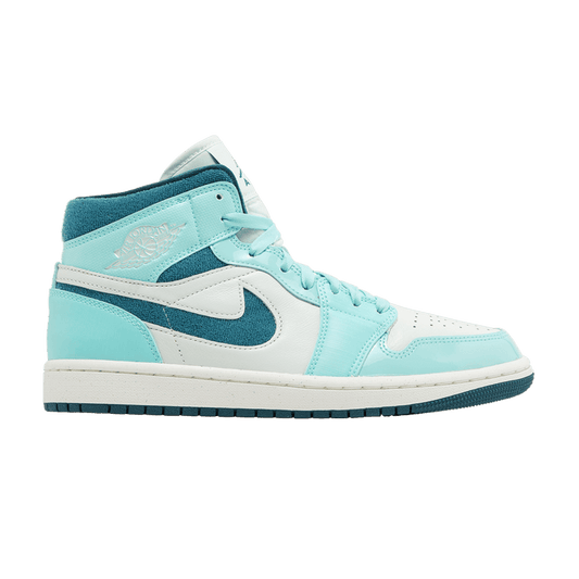Jordan 1 Mid Chenille Bleached Turquoise (Women's)