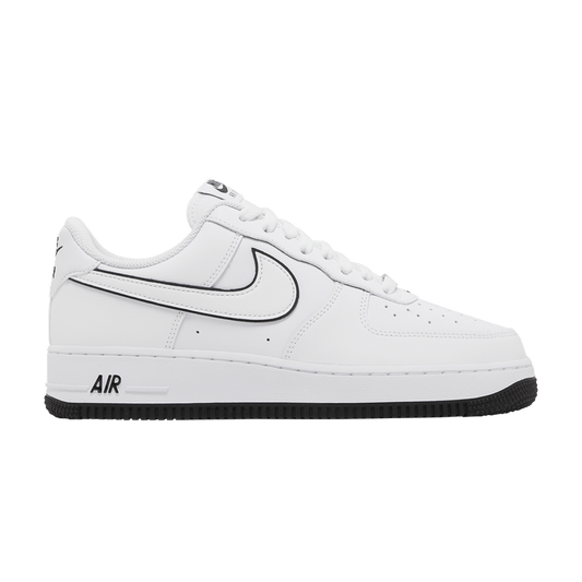 Nike Air Force 1 '07 Low White Black Outline Swoosh