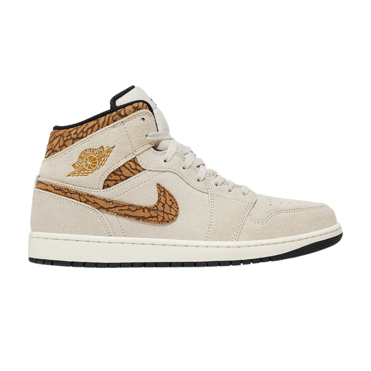 Jordan 1 Mid SE Brown Elephant