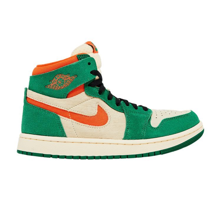 Jordan 1 High Zoom Air CMFT 2 Pine Green Orange Blaze (Women's)