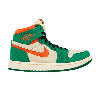 Jordan 1 High Zoom Air CMFT 2 Pine Green Orange Blaze (Women's)